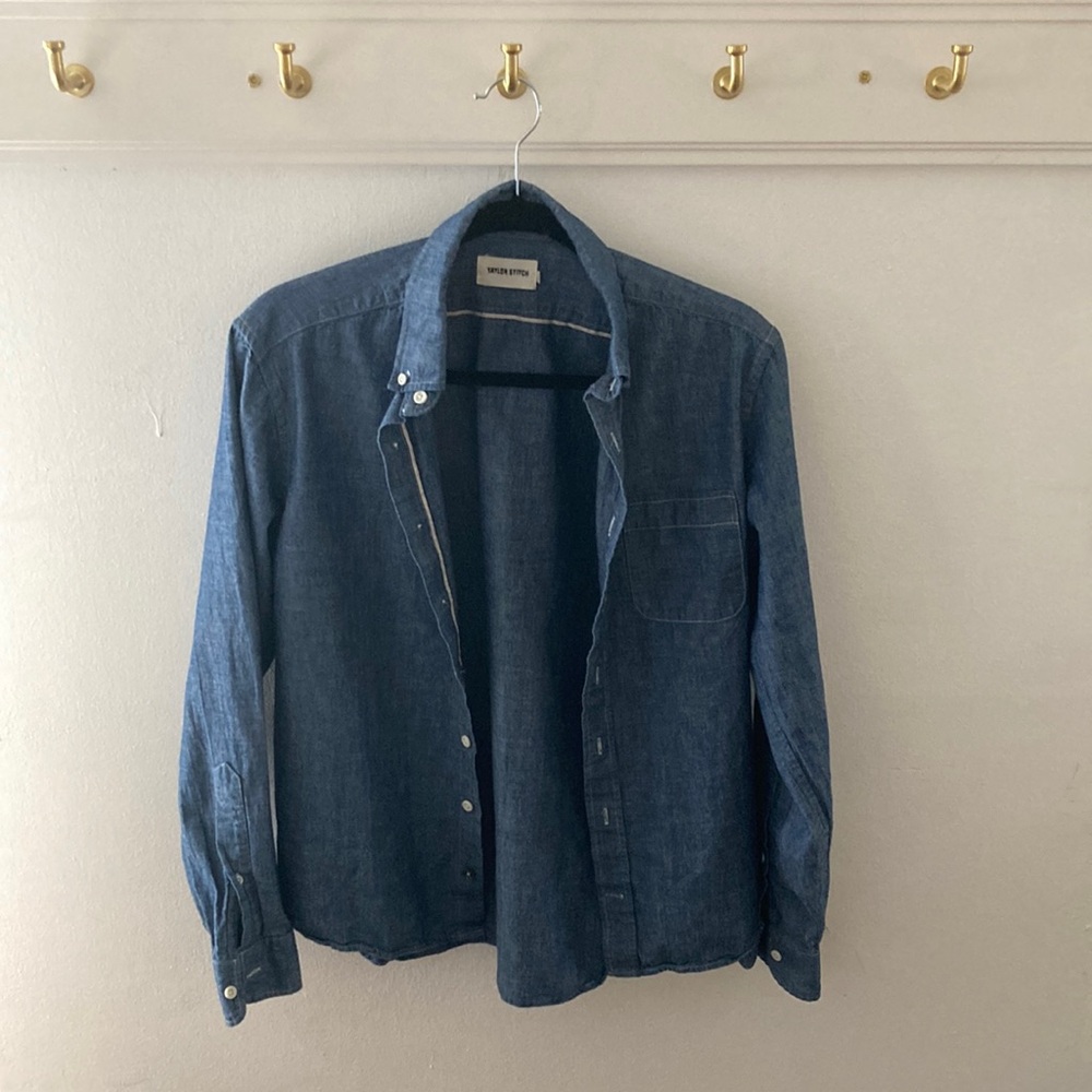 Taylor Stitch The Jack in Selvage Chambray Size 40 (M)-Made in USA!